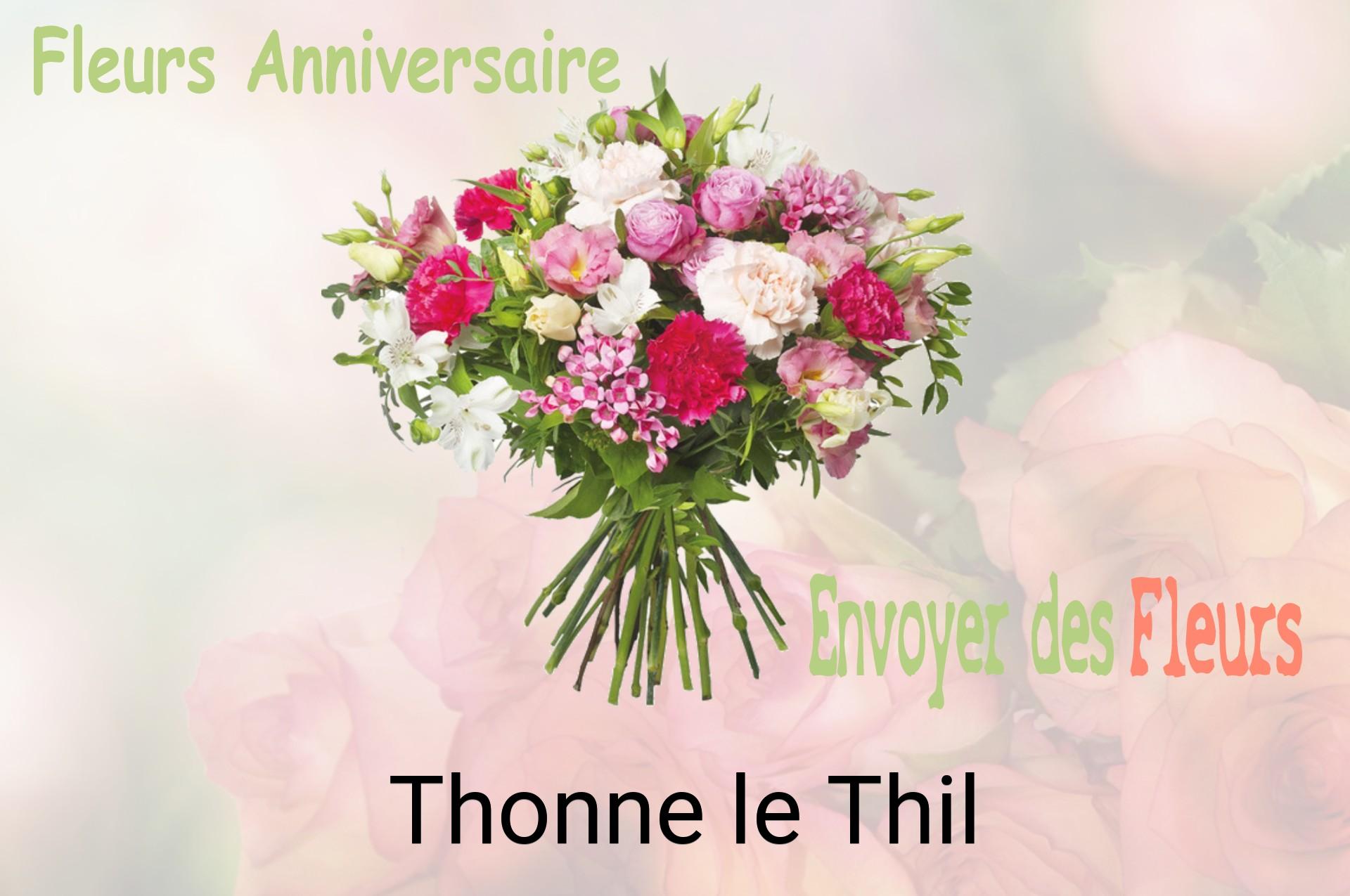Bouquet de fleurs d’anniversaire livré à Thonne-le-Thil