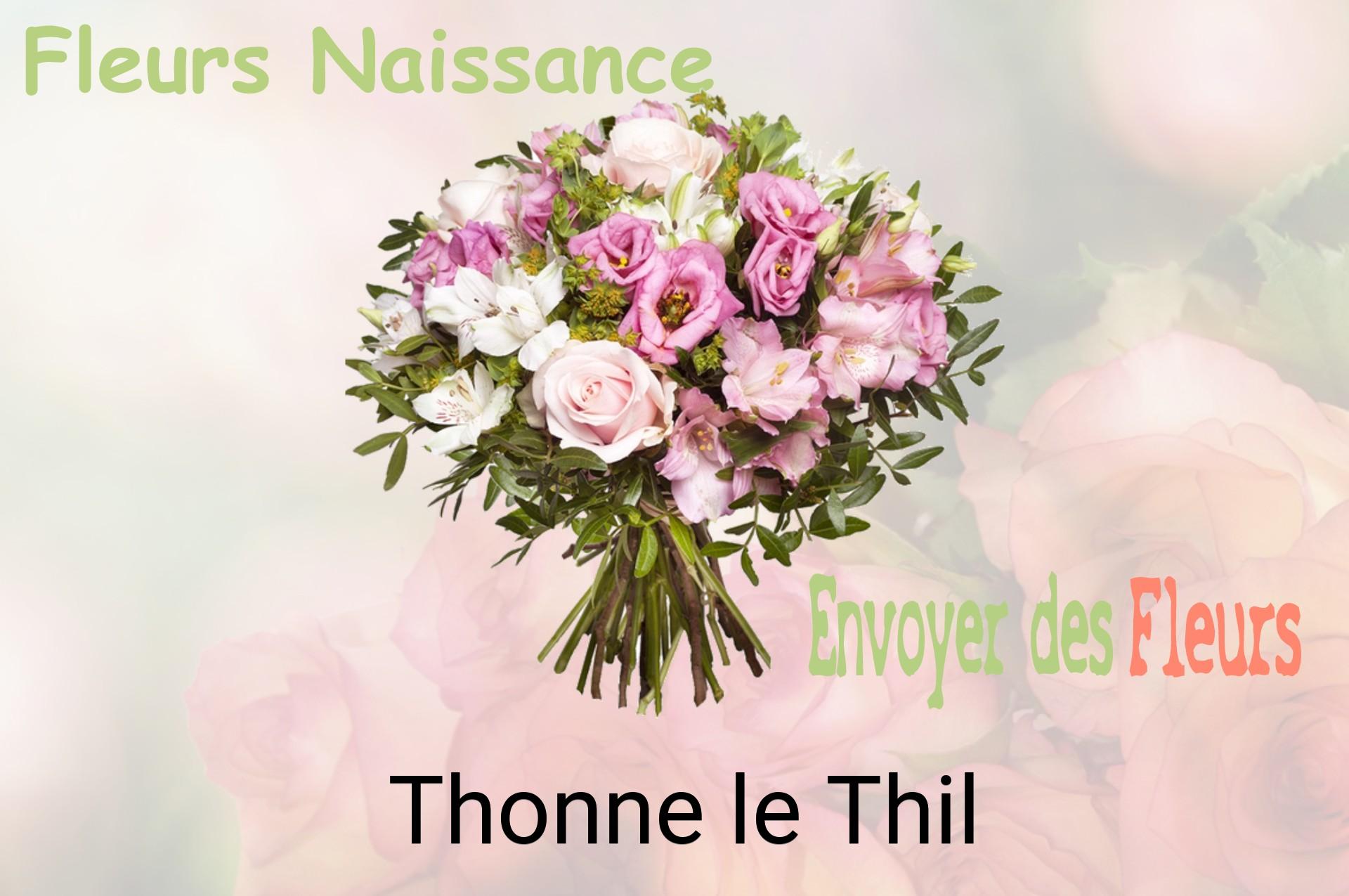 Bouquet de fleurs de naissance livré à Thonne-le-Thil