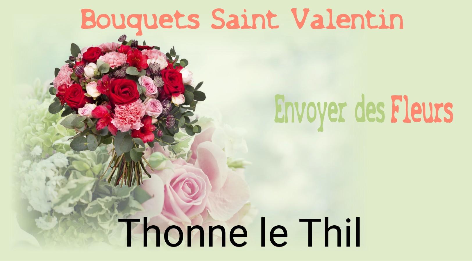 Roses de Saint-Valentin livrées à Thonne-le-Thil